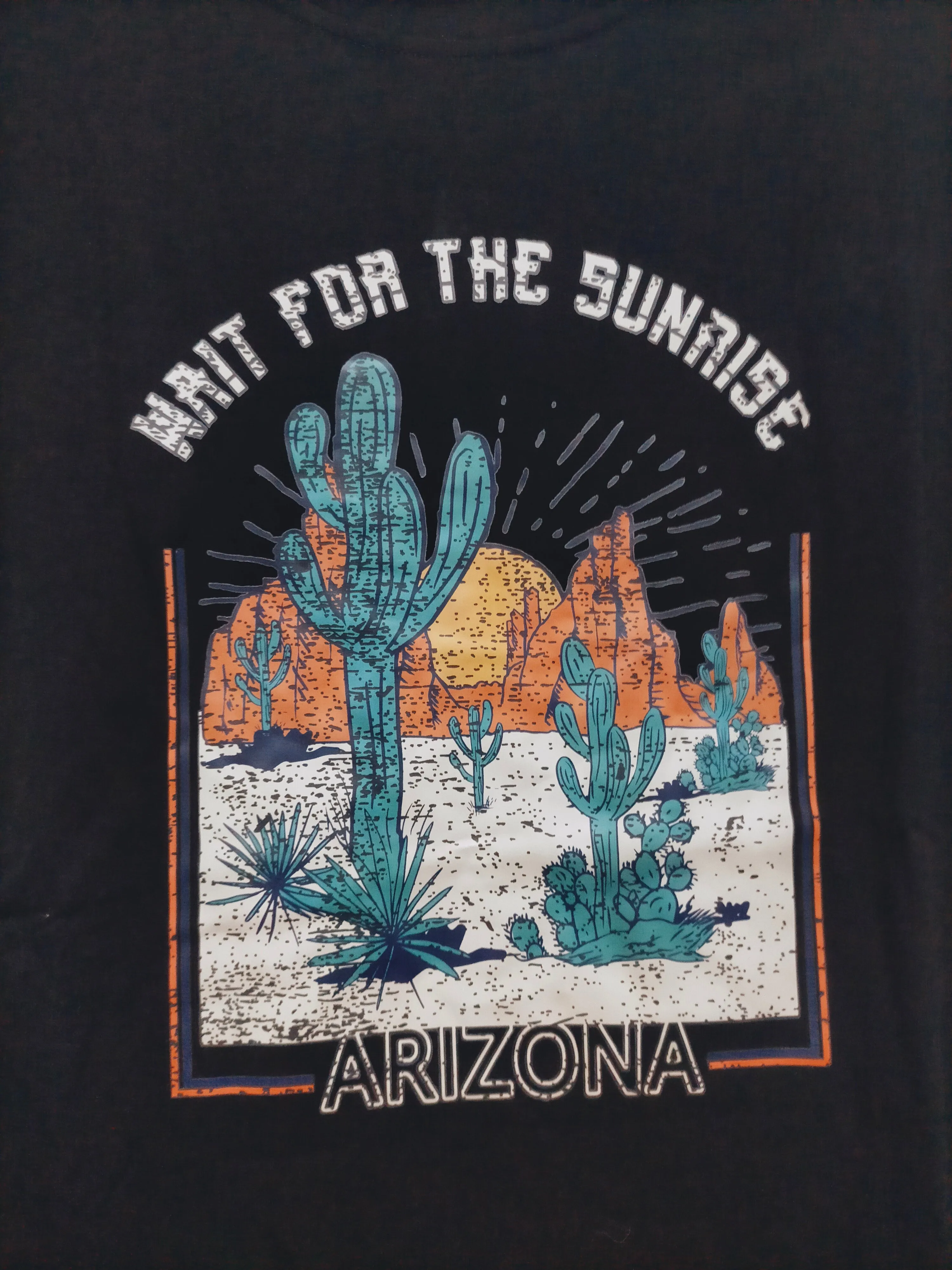 Wait for the Sunrise Arizona Black Band Tee