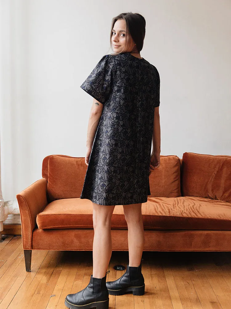 Winnie Dress - Midnight Jungle